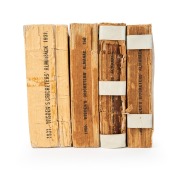 WISDEN CRICKETERS' ALMANACKS: All softcover editions, comprising 1900, 1903, 1905, and 1931; all with defects. (4 volumes)