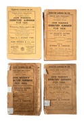 WISDEN CRICKETERS' ALMANACKS: All softcover editions, comprising 1900, 1903, 1905, and 1931; all with defects. (4 volumes) - 2