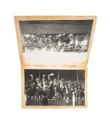 GEELONG 1925: "Geelong Football Club SOUVENIR PREMIERSHIP BOOK, SEASON 1925 - REAL PHOTOS", published by Ernest G. Deller, Geelong. A small booklet containing eleven postcard-sized photographs of the large crowd on the day, the players, the game itself, t - 5