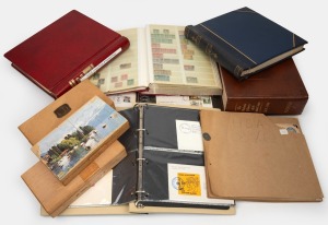 UNITED STATES OF AMERICA: A large plastic tub containing a very diverse range of stamps and covers, mainly in albums with annotations. (qty).
