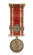DANISH CLUB - MELBOURNE: the 1905 First Prize medal with ribbon and clasp engraved "1ste Pr. Melbourne Fugleskydning 1905" awarded to the "Bird King" for the annual wooden bird shooting competition.