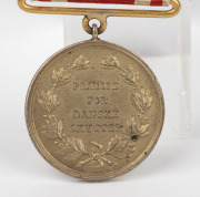 DANISH CLUB - MELBOURNE: the 1905 First Prize medal with ribbon and clasp engraved "1ste Pr. Melbourne Fugleskydning 1905" awarded to the "Bird King" for the annual wooden bird shooting competition. - 3