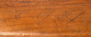 VICTOR TRUMPER'S MATCH-USED CRICKET BAT, PRESENTED TO JACK RYDER, WHO IN TURN PRESENTED IT TO KEITH WILLIAM STACKPOLE Having used the A.G. Spalding & Brothers "Hayward Century" full-size cricket bat during the 1911-12 English tour of Australia, Trumper fi - 6