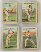 An accumulation of cricket cigarette and trade cards, including 1959 A&BC "Cricket" part-set [41/48], Hoadley's "Test Cricketers" [16], Kings "Photocards" [12], also Player's Navy Cut Cricket Score-Book; G/VG. (98 items) - 4