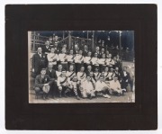 Three 1930s South Melbourne Swans official team photographs, including one showing the 1931 team lined up; Bob Pratt, Peter Reville, Herbie Matthews, Harry Clarke, and Laurie Nash feature, among others; all three mounted on backing card, the largest 25 x - 3
