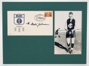 Seven signed mounted displays intended for framing, all 30.5 x 40cm overall, most featuring Bob Pratt, with others present including Peter Hudson. - 4