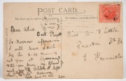 SOUTH FREMANTLE: A "SOUTH FREMANTLE - WEST AUSTRALIAN SENIOR ASSOCIATION" Valentine's Series postcard, used in 1907 with a message from Ada asking Alice "Is this the one you had your eye on Saturday?" Also, a real photo postcard published by A.O. Charlton - 2