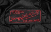 AN AUSTRALIAN KANGAROO TOUR TEAM 1912 HONOUR CAP, awarded to a member of the team which toured Great Britain, where they became the first-ever touring side to win The Ashes; maroon and deep navy velvet, with wire embroidered "ARL (kangaroo) AUSTRALIAN" ov - 8