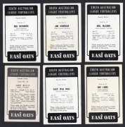 EASI OATS - SANFL: Group of eleven trading cards, comprising cards from the 1953 second series (1), the 1955 fourth series (5), and the later 1964 series (4), together with Victorian 1964 Noel Teasdale. - 5