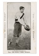 SOUTH MELBOURNE - VIC BELCHER: Circa 1910 The Weekly Times "Victorian Footballers" postcard; G/VG.