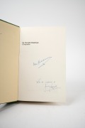 "Sir Donald Bradman: A biography," by Irving Rosenwater, [1978], first edition, hardcover, with dust jacket, 416pp + photo plates; attractively signed in pen to the title page by Don Bradman and Irving Rosenwater. - 2
