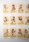 1973 Kellogg's "Australian Football Caricatures" stickers, complete set [30], in excellent condition. Scarce. - 3