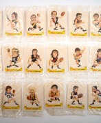 1973 Kellogg's "Australian Football Caricatures" stickers, complete set [30], in excellent condition. Scarce. - 4