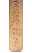 1980 CENTENARY TEST - ENGLAND v AUSTRALIA AT LORD'S: A full-size Gray-Nicolls cricket bat with impressed title, signed to the front of the blade by the Australian and English teams, additionally signed to the back of the blade by more than one hundred Aus - 3