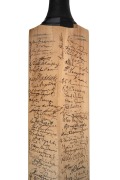 1980 CENTENARY TEST - ENGLAND v AUSTRALIA AT LORD'S: A full-size Gray-Nicolls cricket bat with impressed title, signed to the front of the blade by the Australian and English teams, additionally signed to the back of the blade by more than one hundred Aus - 4