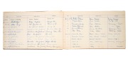 THE 1956 BALLARAT OLYMPIC VILLAGE VISITORS BOOK: Leather-bound guest book containing the signatures, addresses, and comments of no less than 435 Olympic athletes, distinguished guests, international and Australian Olympic officials, and other visitors to - 5