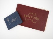 THE 1956 BALLARAT OLYMPIC VILLAGE VISITORS BOOK: Leather-bound guest book containing the signatures, addresses, and comments of no less than 435 Olympic athletes, distinguished guests, international and Australian Olympic officials, and other visitors to - 6