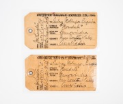 THE SADDLE USED BY DANNY MAHER WHEN HE RODE THE WINNERS OF THREE ENGLISH DERBYS: ROCK SAND in 1903, CICERO in 1905, and SPEARMINT in 1906, as well as numerous other races Maher rode for King Edward VII, however the king's horses were raced under the name - 5