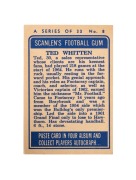 TED WHITTEN: 1964 Scanlens "Footballers" #8 card; VG. - 2