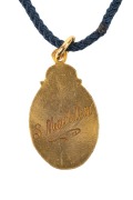 SIMON MADDEN'S VFL LIFE MEMBERSHIP MEDAL: 1988 enamelled medal with text "Victorian Football League", engraved on reverse "S. Madden". - 3