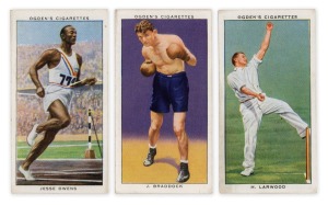 270 · 1937 OGDEN'S: "Champions Of 1936" complete set [50], including Jesse Owens; G/VG.