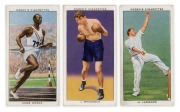 1937 OGDEN'S: "Champions Of 1936" complete set [50], including Jesse Owens; G/VG.