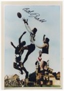BOB PRATT: Group of eleven signed photographs, mostly of Pratt in action, the largest 21.5 x 5cm. (11 items) - 2