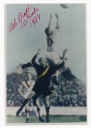 BOB PRATT: Group of eleven signed photographs, mostly of Pratt in action, the largest 21.5 x 5cm. (11 items) - 3