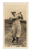 LAMBERT & BUTLER - R.T. JONES: 1926 "Who's Who In Sport" real photo part-set [12/50] plus 1 duplicate, including noted R.T. Jones (rare) and Rene Lacoste, together with 1927 "The World Of Sport" real photo part-set [13/50]. (26 items)