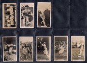 LAMBERT & BUTLER - R.T. JONES: 1926 "Who's Who In Sport" real photo part-set [12/50] plus 1 duplicate, including noted R.T. Jones (rare) and Rene Lacoste, together with 1927 "The World Of Sport" real photo part-set [13/50]. (26 items) - 3