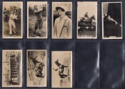 LAMBERT & BUTLER - R.T. JONES: 1926 "Who's Who In Sport" real photo part-set [12/50] plus 1 duplicate, including noted R.T. Jones (rare) and Rene Lacoste, together with 1927 "The World Of Sport" real photo part-set [13/50]. (26 items) - 4