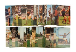 MOBIL FOOTY PHOTOS: 1965 part-set [35/40], together with 1966 part-set [38/40], plus two 1964 series cards; mixed condition.