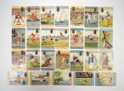 1956 COLES SWAP CARDS: "Olympic Sports & Melbourne Olympic Venues" part-set [26/28]; mixed condition.