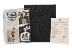 COLLINGWOOD TEAM OF THE CENTURY: 1997 Spicer's Photo Card Collection of sixty-four commemorative cards, limited edition 1377/5000, in bespoke display album with CoA.