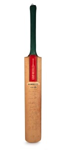 1992 WORLD CUP: Full-size Gray Nicolls bat, signed by thirteen members of the Australian Squad, including Allan Border, Geoff Marsh, Dean Jones, David Boon, Steve Waugh, and Peter Taylor.