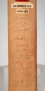 1992 WORLD CUP: Full-size Gray Nicolls bat, signed by thirteen members of the Australian Squad, including Allan Border, Geoff Marsh, Dean Jones, David Boon, Steve Waugh, and Peter Taylor. - 2