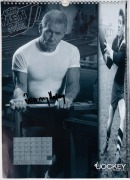 SIGNED CHARITY CALENDAR: 1998 "Men Of Steel" calendar, featuring workout photographs, all with original signatures of Allen Aylett, Ron Barassi, Jack Clarke, Brendan Edwards, John Goold, Tommy Hafey, Kevin Murray, Neil Roberts, Bob Rose, John Schultz, Bob - 3