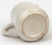 1920s porcelain milk jug bearing transfer of bear playing cricket, height 4.5cm. - 3