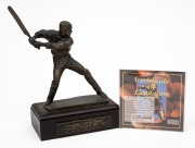 VICTOR TRUMPER: Bronze statuette "Stepping Out to Drive" by Fredric Whitehouse, limited edition 233/500, height 21cm, CoA present.
