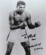 MUHAMMAD ALI: "MUHAMMAD ALI RINGSIDE" by Miller & Kenedi [London : Virgin, 1999] 1st edition, 128pp, hardcover with dust jacket. With contributions by Alex Haley, James Earl Jones and chapters by Norman Mailer and Joyce Carol Oates (both of whom have sign - 2