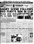 THE 1948 CAULFIELD CUP engraved "CAULFIELD CUP 1948 - WON BY - MESSRS A.W. STEELE & M. RESS & EXORS. ESTATE OF LATE H. HILLS - ch h RED FURY - Trainer J. FLANNERY - Rider W. Briscoe", the magnificent solid 9ct gold twin-handled cup of 654gms; raised on tu - 5