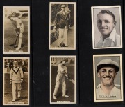A range of cricket cards, including Australian Licorice, Allen's, Hoadleys, Black Crow Cough Drops, Wills, and Sweetacres; mainly fine. (40 items) - 2