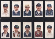 Diverse group of cigarette cards comprising 1900s Ogden's Tab Cigarettes (47 cards across Series A + B and 1901 series), 1908 Wills's "Cricketers" part-set [48/50] with two duplicates, 1926 Wills's (New Zealand) "English Cricketers" complete set of 25, an - 2