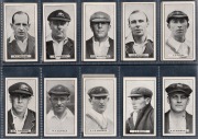 B. MORRIS & SONS: 1925 "Australian Cricketers" complete set [25] plus 1 duplicate, including noted Ryder, Ponsford, Grimmett, and Trumper; condition excellent.