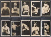 An accumulation of sports trading cards, including fifty-four Scanlens 1986 WWF cards (noted Hulk Hogan #1 and #16), as well as several early cigarette cards (boxing, cricket, horseracing). (100+ items) - 5