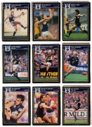 1987 SCANLENS: "Footballers" complete set [132], all in Ultra Pro pocket pages; condition mostly excellent.