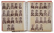 An album of cigarette and trade cards, mainly Australian rules football and cricket, also some general themes; in generally poor condition.