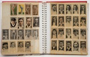 An album of cigarette and trade cards, mainly Australian rules football and cricket, also some general themes; in generally poor condition. - 2