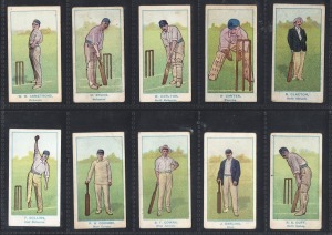 280 · 1905 WILLS'S CAPSTAN: "Australian Club Cricketers" part-set [36/46]; mixed condition.
