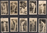 1926 WILLS (NEW ZEALAND): "English Cricketers" two complete sets of 25 real-photo cigarette cards; mainly fine. (50 items)